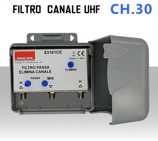 [SA2449E] Miscelatore Filtro passa elimina canale UHF CH 30 da palo emme esse 83161CE