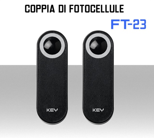 [MS1248] Coppia di fotocellule cancelli da esterno per pilastri sottili Key automation FT23