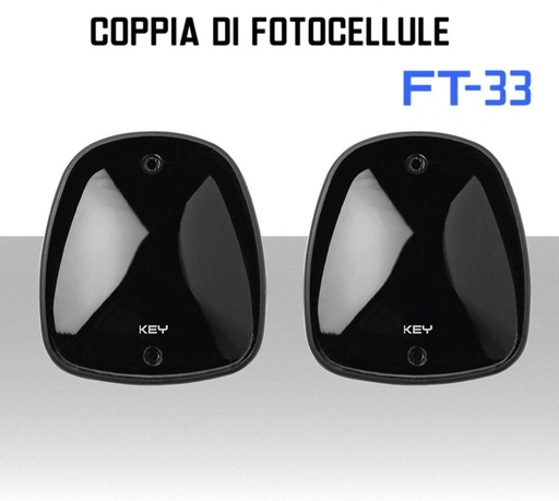 [MS1247] Coppia di fotocellule cancelli da esterno Key automation FT33