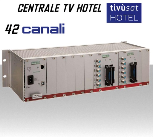 [MSDTV1616CI5TVS] Centrale TV Hotel 39 canali HD tivusat ANTTRON DTV 1616CI5TVS