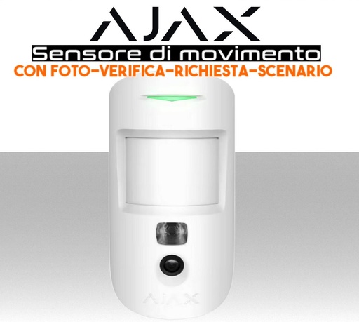 [SAMotionCamPhOD] Rilevatore di movimento wireless con foto analisi e richiesta Ajax MotionCam PhOD