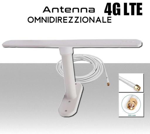 [MS1802] Antenna 4G Omnidirezionale internet da esterno ed interno per aumentare le prestazioni del router modem 4G