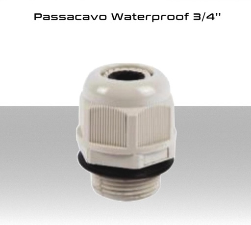 [MS0270] Giunto Passacavo Waterproof 3/4'' in plastica