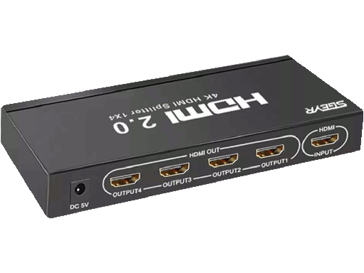 [VA1731] Splitter HDMI 2.0 HDCP 2.2 - 4 uscite - 4K 60Hz YUV 4:4:4