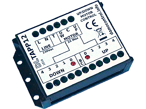 [DLTAPP12] DLTAPP12 - Centralina gestione motore per tapparelle e tende - Gruppi di gruppi - Senza configurazione - Unica nel suo genere
