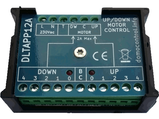 [DLTAPP12A] DLTAPP12A - Centralina gestione motore per tapparelle e tende - Altezza ribassata