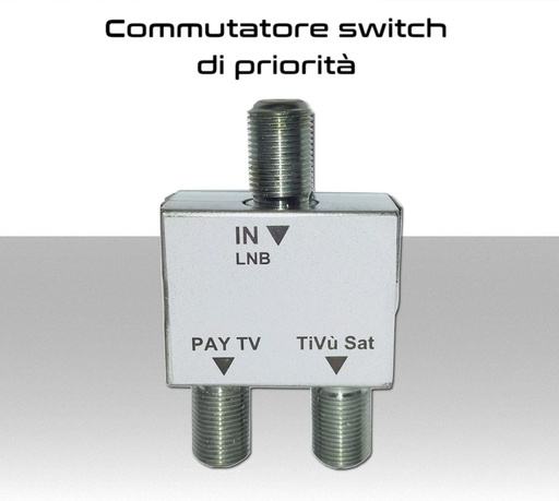 [MS1574] Commutatore switch di priorità decoder PayTV / tivùsat DIGITSAT