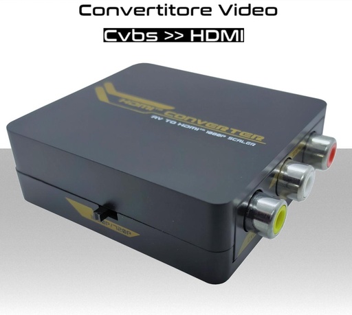 [MS0293] Convertitore Video da Cvbs a HDMI 1080p 60Hz